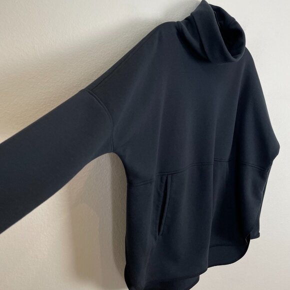 The North Face Womens S/M Black Oversized Long Dolman Sleeve Turtleneck Top - Picture 10 of 15